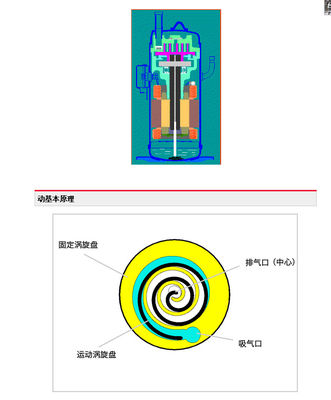 Máy nén điều hòa không khí mới Với máy nén tủ lạnh Hitachi 603DH-95C2Y nguyên bản máy làm lạnh nước